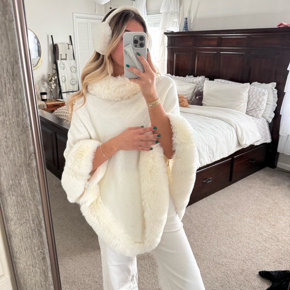 White Fur Sweater Top - Picture 4 of 14